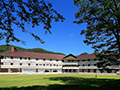 An appearance of the Nikko Astraea Hotel (at the inner garden side)